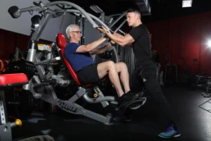 weight training in a distraction free environment