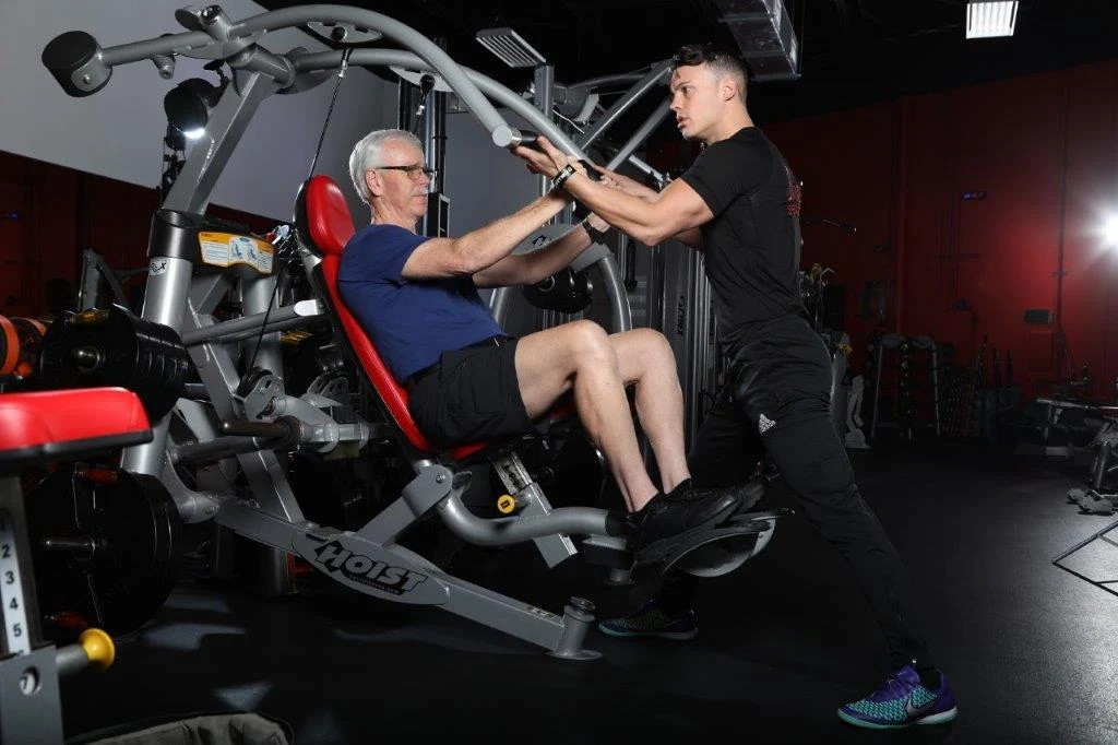 weight training in a distraction free environment